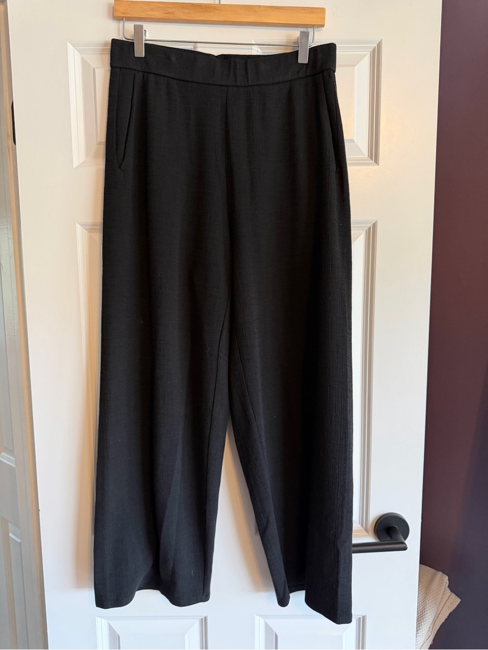 Eileen Fisher Wide Leg Pants in Black